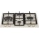 Hon surface Delvento V60V41O220, gas, 4 burners, beige