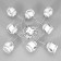 Annet chandelier 8x40W E27 Chrome Model: 2800087
