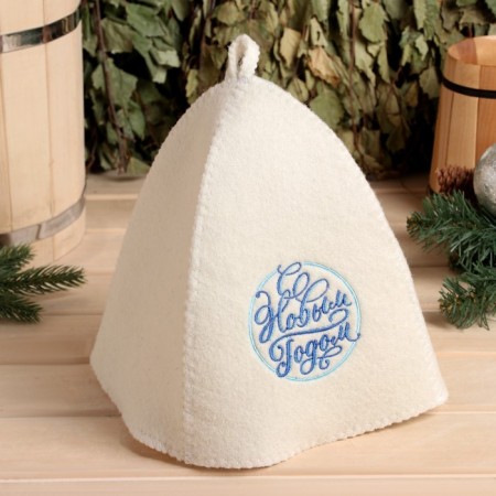 New Year. Happy Bath cap "Happy New Year"