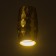 Barrel lamp GU10 Gold 6x6x12 cm