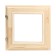 Window, 40 × 40cm, double glass, outer opening, needles