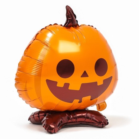 Foil ball 20 "Pumpkin on a stand"-2