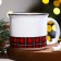 New Year! New Year's ceramic mug "Happy New Year", 450 ml, white color
