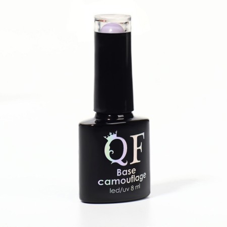 Camouflage base for nails, 3 phase, 8ml, led/uv, lilac color (050)-8