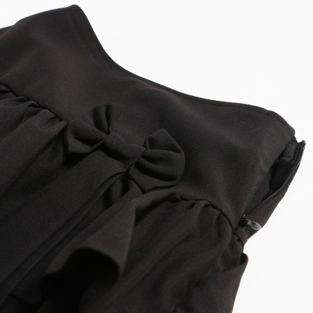 School suit for girls, black color, height 134 cm-6