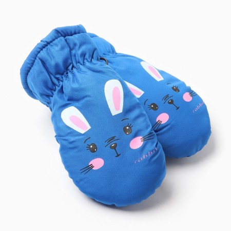 Mittens Winter Children's Minaku, col. Bright blue, rr 16 (18 cm)