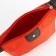 Cosmetic bag with lightning, red color