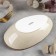 Ceramic dish for supply "sapphire", 21 × 12.5 × 5.5 cm, beige color