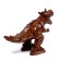 The dinosaur-robot radio-controlled “Rex”, the effect of smoke, light and sound, brown color