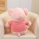 Soft toy "Bear" in a jacket, 75 cm, pink color