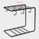 Tea service stand “Loft”, 24 × 15.3 cm, brown color