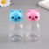 Bank for scrapbooking plastic "Panda" 75 ml mix 4.3x4.3x9.2 cm