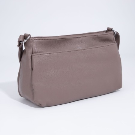 Bag Cross-Bodi with a zipper, pink color-1
