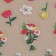 Nail stickers "Field flowers", voluminous, multi -colored