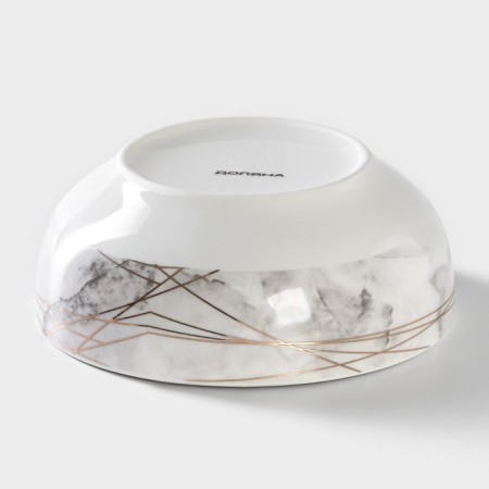 Porcelain shade “Marble”, 600 ml, d = 15.5 cm-3