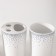 A set of accessories for the bathroom "Spray", 4 items (300 ml dispenser, soap dish, 2 glasses), white color