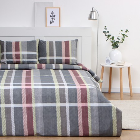 Bed linen 1.5sp saings and I Squares, 143x215cm, 145x214cm, 50x70cm-1pc, microfiber, 60g/m2-2