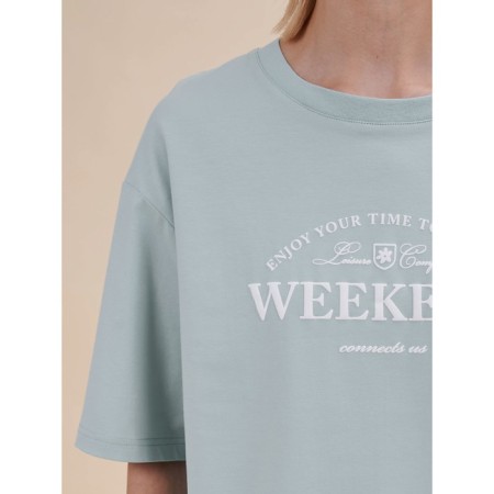 Female T -shirt, size l, color menthol-4