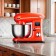 Mixer KitFort KT-3443, Planetarny, 1400 W, 5.8 l, 6 speeds, red