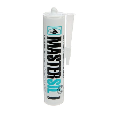Sealant Mastersil, silicone, universal, black, 310 ml