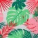 Textile pocket "Tropical Dream" 3 departments, 20x56 cm