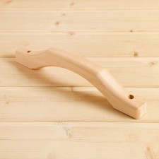 Wooden door handle 26.6 cm, alder