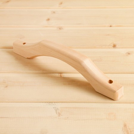 Wooden door handle 26.6 cm, alder