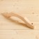 Wooden door handle 26.6 cm, alder