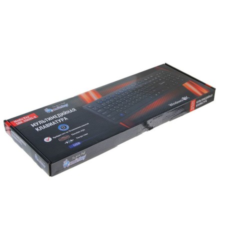 Keyboard Smartbuy 206 Slim, wired, membrane, 104 keys, USB, black-5
