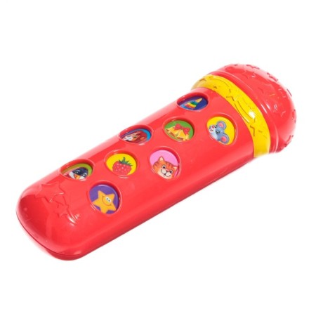 Musical toy "Microphone: I sing", 16 songs, red color-1