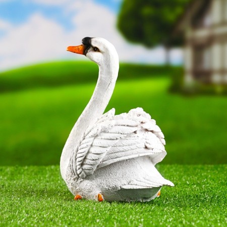 Garden figure "Swan" 20x10x18cm-2