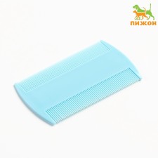 Combing for combing fleas, 8.8 x 5.2 cm, light blue