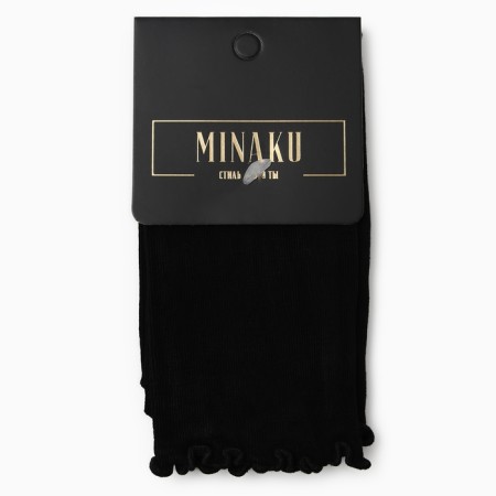 Women's socks minku, black color, rr 36-41-2