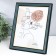 Photo frame plastic 20x25 cm "Blue oak" Inner gold stroke 28.5x23.5 cm