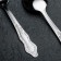 Dessert spoon "Slav", h = 16 cm, thickness 1.2 mm, silver color