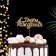 Topper "Happy Birthday", gold, mix, 5 different in the packing, give beautifully