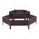 Galled flowerbed, 2 tiers, d = 60-100 cm, h = 30 cm, brown, Greengo