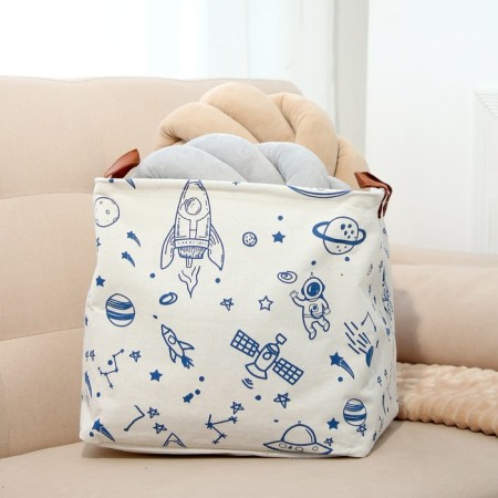 Basket for toys "in space" 30x30x30 cm