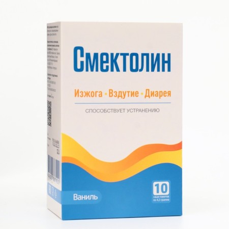 Smectolin with vanilla taste, oral powder, 10 Sasha-packets 4.2 g