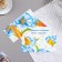 Money envelope "Congratulations!" Blue flower, 16x8 cm