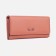 Women's wallet on magnets, pink color