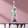 Candle for the cake "with the eyes", 10.2 cm, color number 1