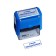 The stamp is automatic, with jokes, 14 x 38 mm, "Hu ** I! Align!"