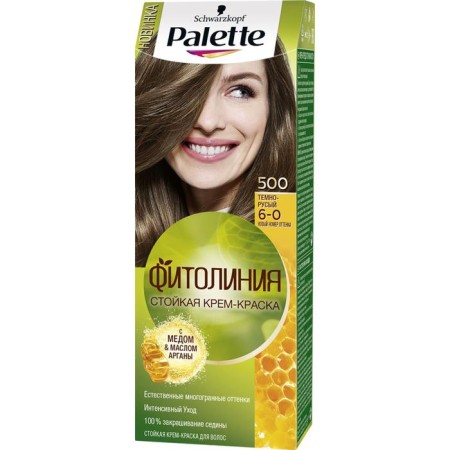 Cream-coloring hair Palette phytolinia, tone 500, dark blonde