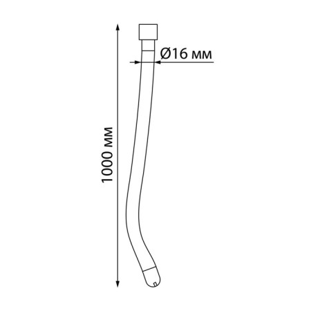 Flexible Neon Novotech. RAMO, 14W, LED, 16x1000x16 mm, black color-1