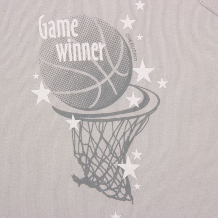 T-shirt for a boy, height 110-116 cm (60), color gray CAK 2278-2