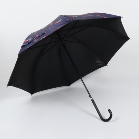 Umbrella - a semiautomatic “cherry” cane, Eponge, 8 spokes, r = 51 cm, color mix-2