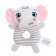 Developing rattle "elephant", color gray color