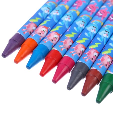Wax pencils, set of 12 colors, mixes-2
