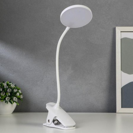 Table sensory lamp 16109/1 LED 4W USB AKB 3000/6000k white 9.5x12x44 cm Risalux